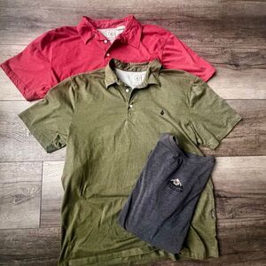 Volcom Cotton True To This Polos (2)  & (1) Mountain T Soft Casual School Office